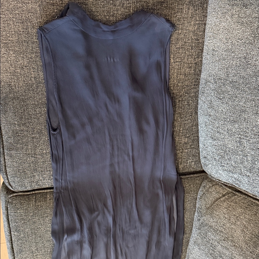 Elegant Navy Sleeveless Dress